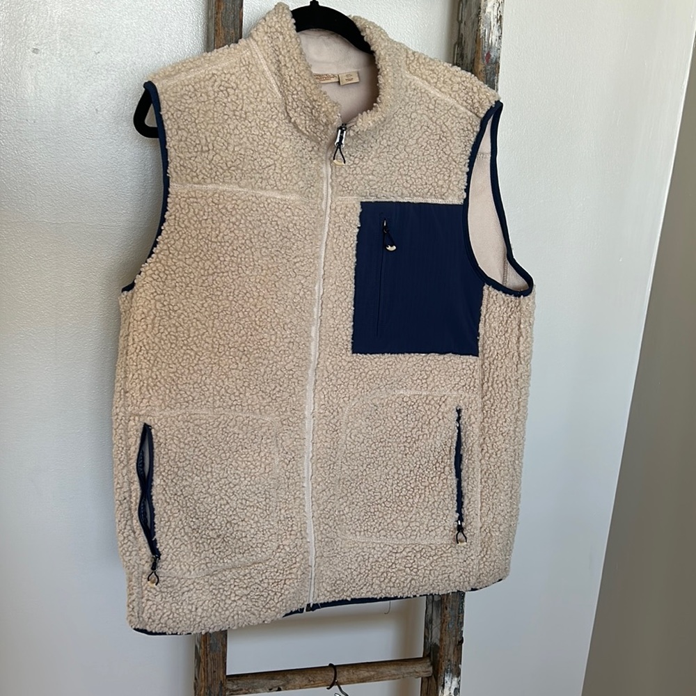 Like New Sherpa Vest